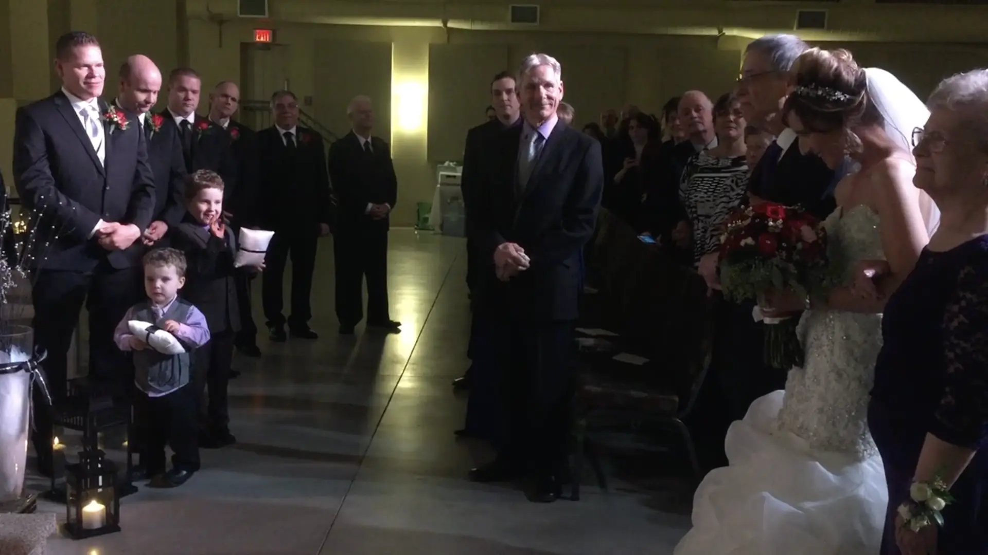 Mike and Becky - Bride and Nephew